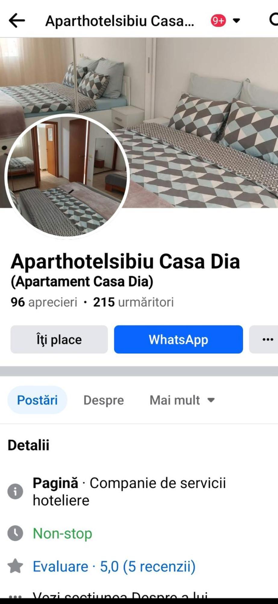 Apartament Casa Dia 1 Sybin Zewnętrze zdjęcie